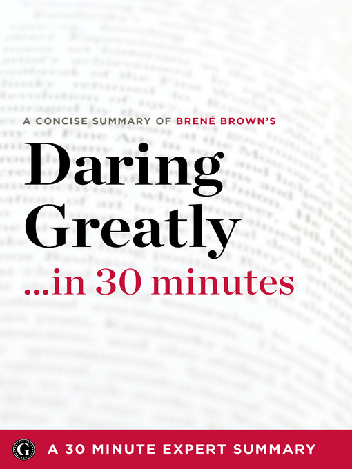 Title details for Daring Greatly by 30 Minute Expert Summary - Wait list
